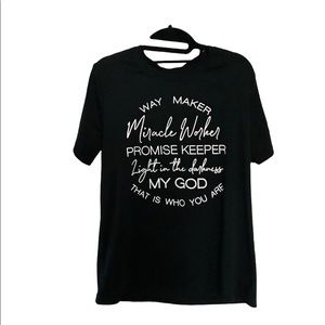 Way Maker T-shirt Size Medium